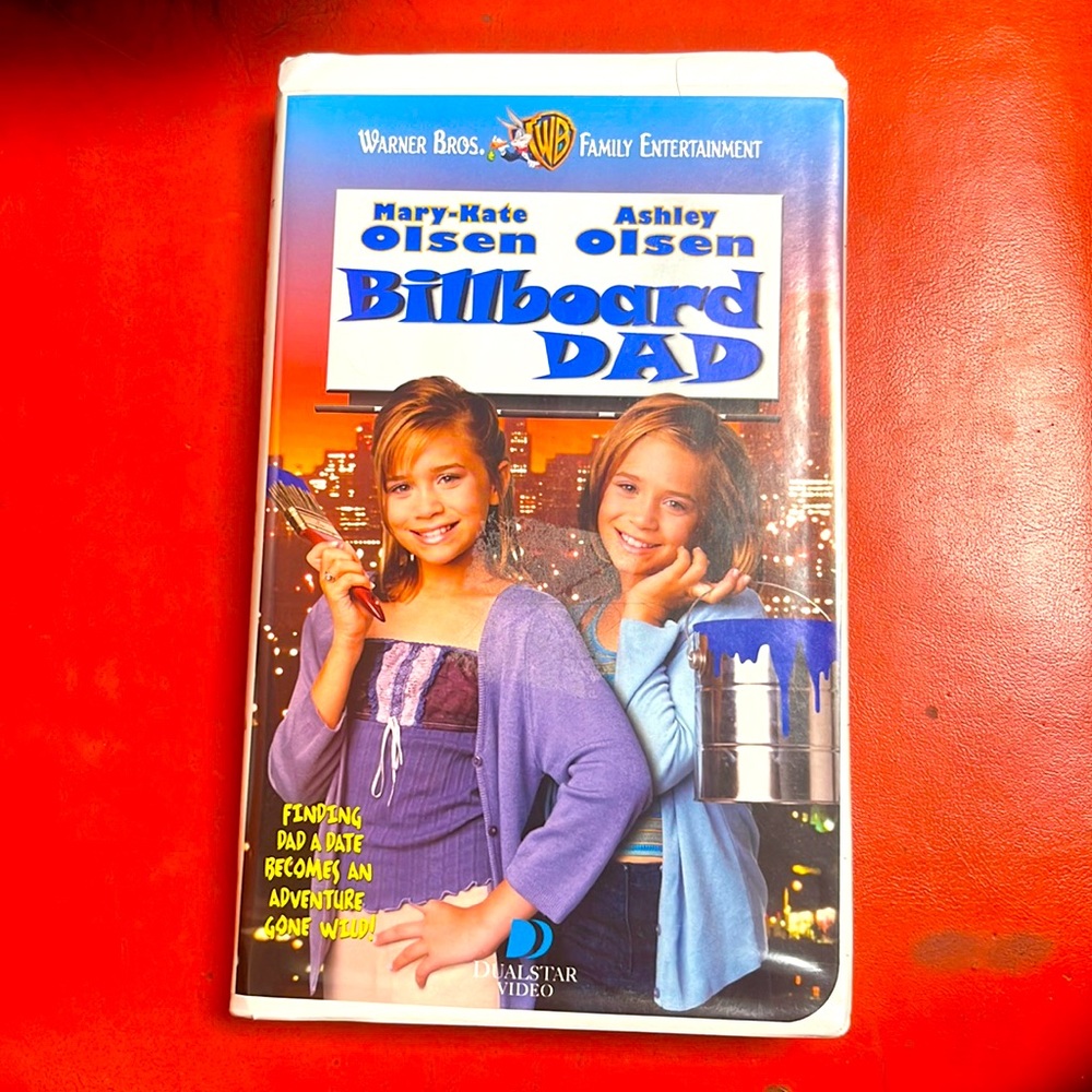 1998 Billboard Dad Mary-Kate & Ashley Olson vintage VHS